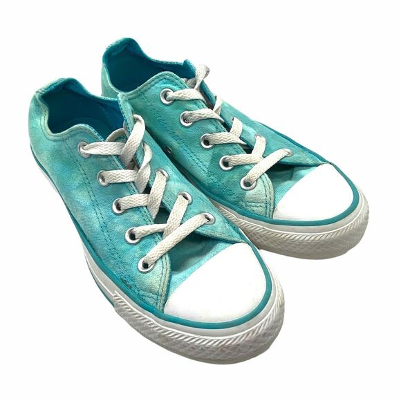 Converse Sneaker Shoes Women All Star Chuck Taylor 142453F Turquoise Sz W 6 M 4 - Picture 3 of 8
